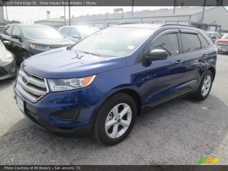 Deep Impact Blue Metallic / Ebony 2015 Ford Edge SE
