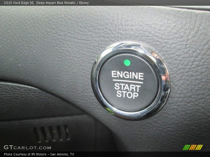 Deep Impact Blue Metallic / Ebony 2015 Ford Edge SE
