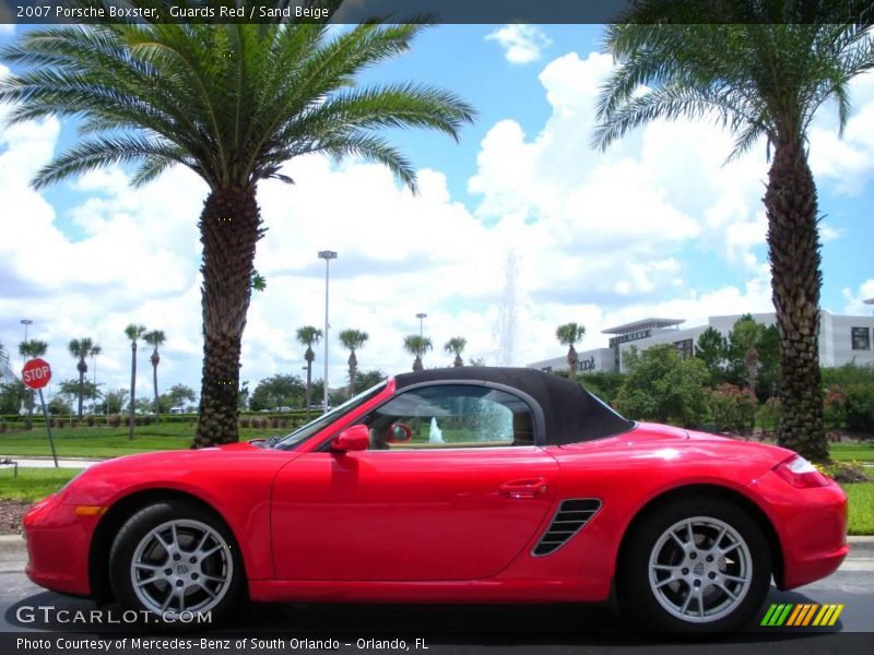 Guards Red / Sand Beige 2007 Porsche Boxster