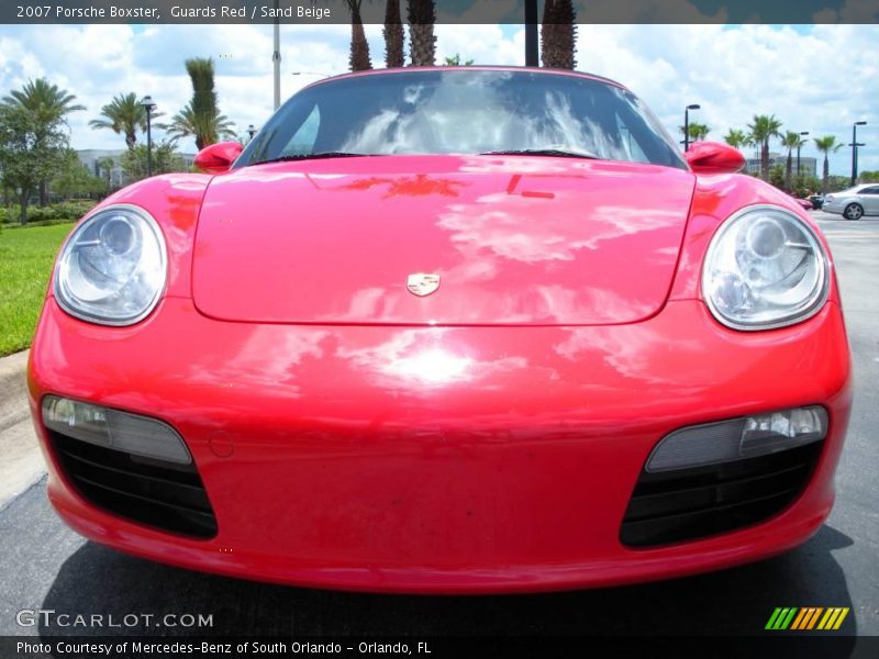 Guards Red / Sand Beige 2007 Porsche Boxster