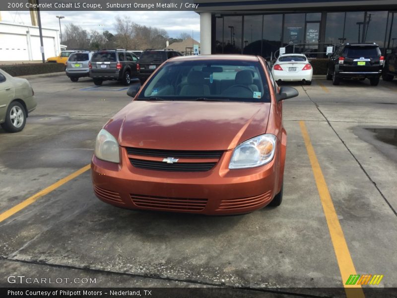 Sunburst Orange Metallic / Gray 2006 Chevrolet Cobalt LS Coupe