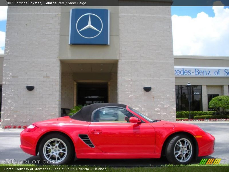 Guards Red / Sand Beige 2007 Porsche Boxster