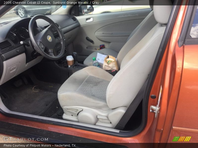 Sunburst Orange Metallic / Gray 2006 Chevrolet Cobalt LS Coupe