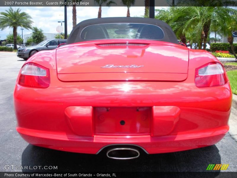 Guards Red / Sand Beige 2007 Porsche Boxster