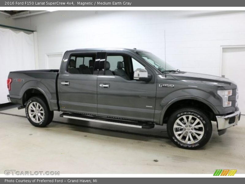 Magnetic / Medium Earth Gray 2016 Ford F150 Lariat SuperCrew 4x4