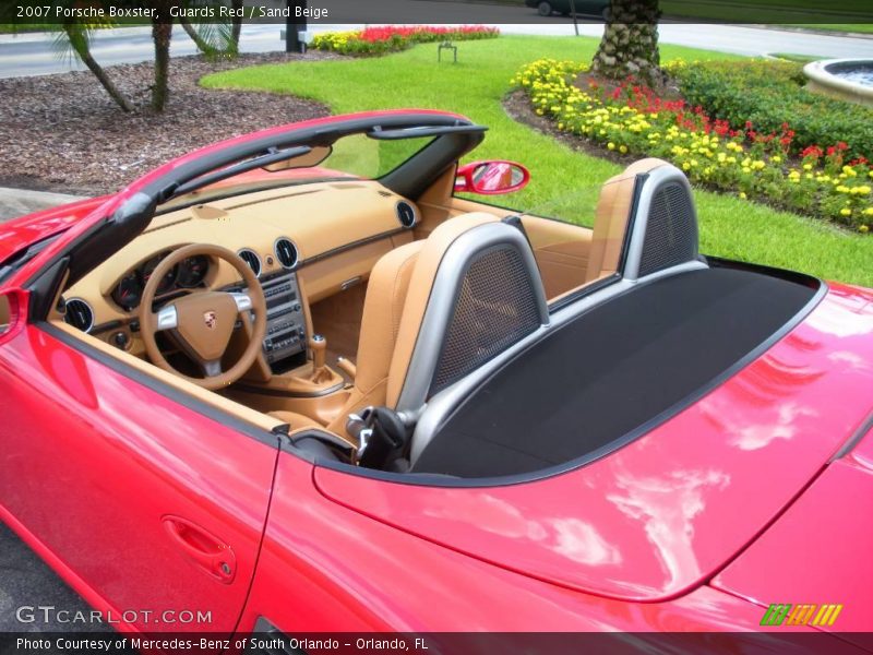 Guards Red / Sand Beige 2007 Porsche Boxster