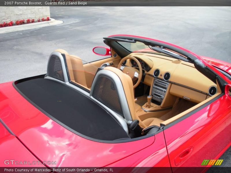 Guards Red / Sand Beige 2007 Porsche Boxster