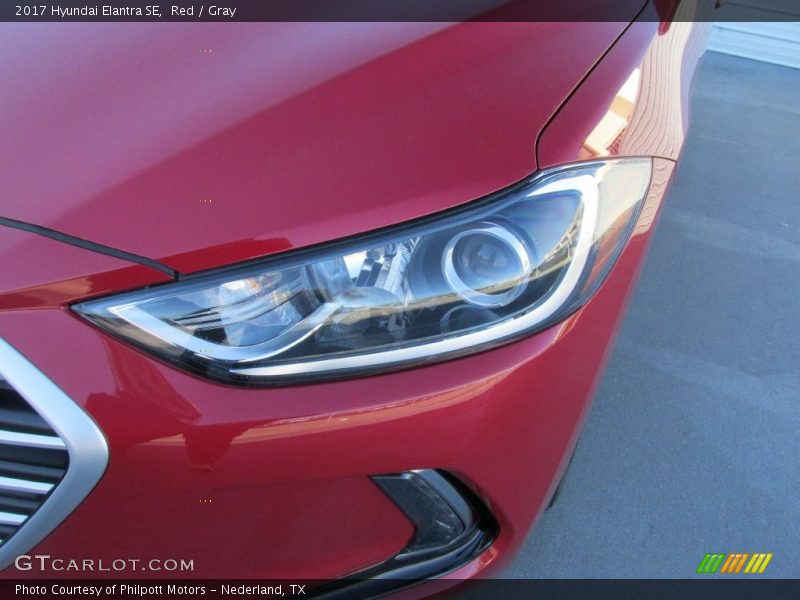 Red / Gray 2017 Hyundai Elantra SE