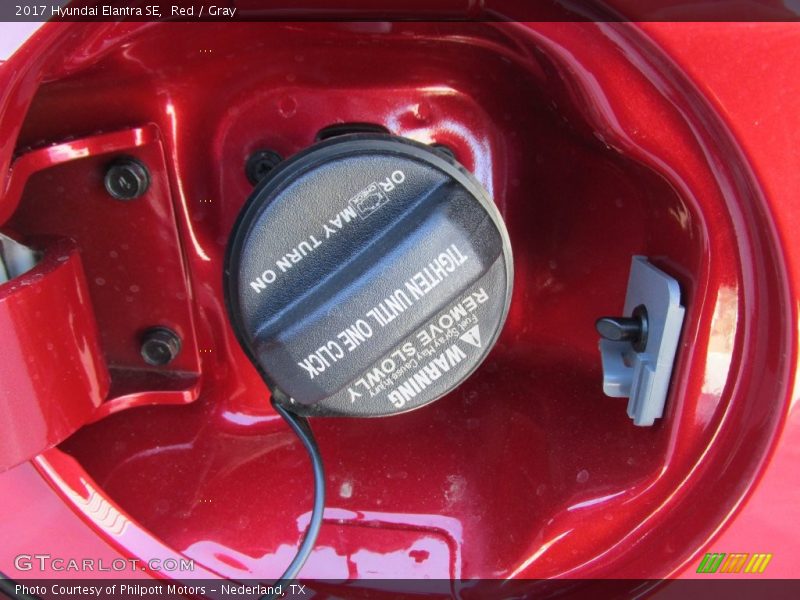 Red / Gray 2017 Hyundai Elantra SE