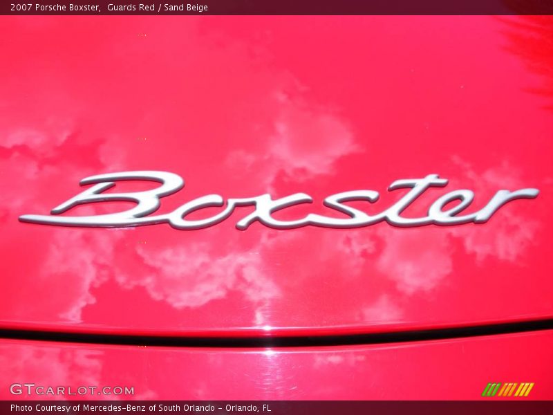Guards Red / Sand Beige 2007 Porsche Boxster