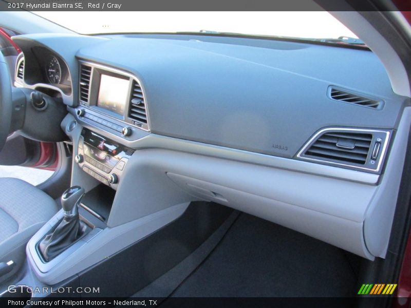 Red / Gray 2017 Hyundai Elantra SE