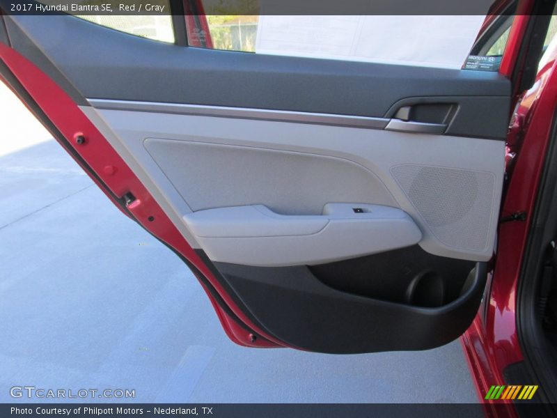 Red / Gray 2017 Hyundai Elantra SE