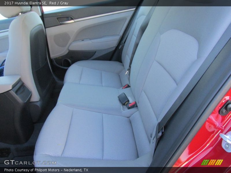 Red / Gray 2017 Hyundai Elantra SE
