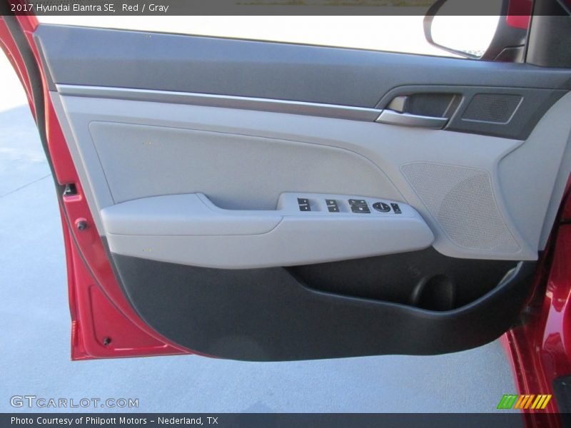 Red / Gray 2017 Hyundai Elantra SE