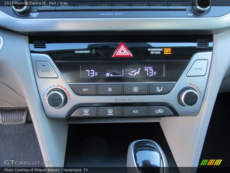 Red / Gray 2017 Hyundai Elantra SE
