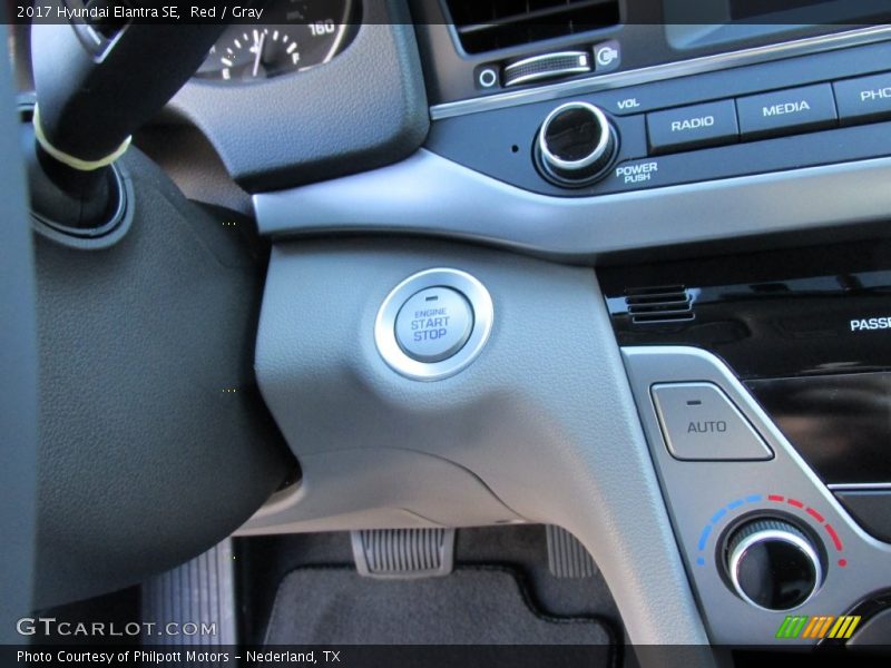 Red / Gray 2017 Hyundai Elantra SE