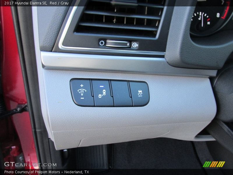Red / Gray 2017 Hyundai Elantra SE