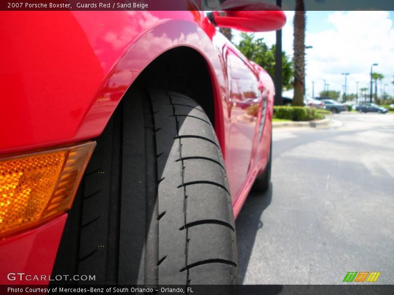 Guards Red / Sand Beige 2007 Porsche Boxster