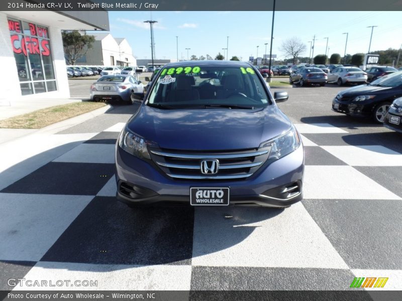 Twilight Blue Metallic / Gray 2014 Honda CR-V LX
