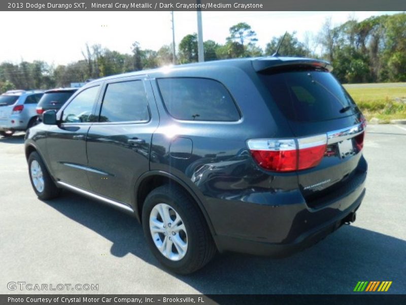 Mineral Gray Metallic / Dark Graystone/Medium Graystone 2013 Dodge Durango SXT