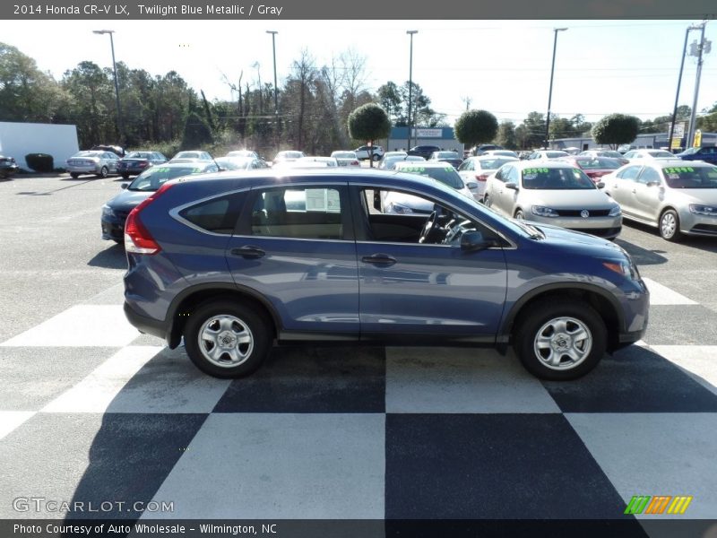 Twilight Blue Metallic / Gray 2014 Honda CR-V LX