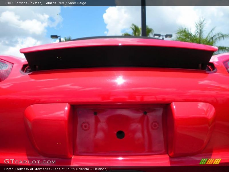 Guards Red / Sand Beige 2007 Porsche Boxster
