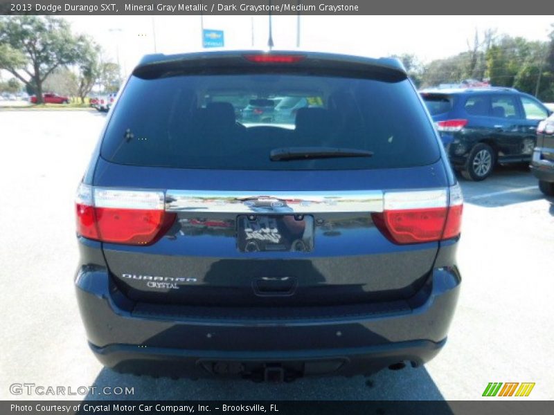 Mineral Gray Metallic / Dark Graystone/Medium Graystone 2013 Dodge Durango SXT