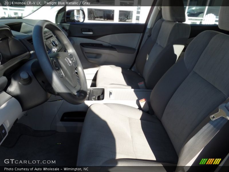 Twilight Blue Metallic / Gray 2014 Honda CR-V LX