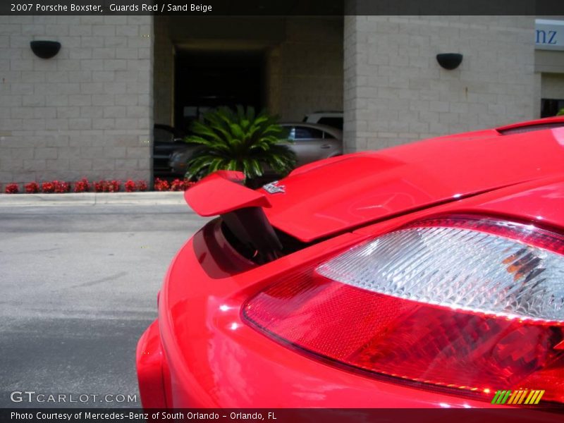 Guards Red / Sand Beige 2007 Porsche Boxster