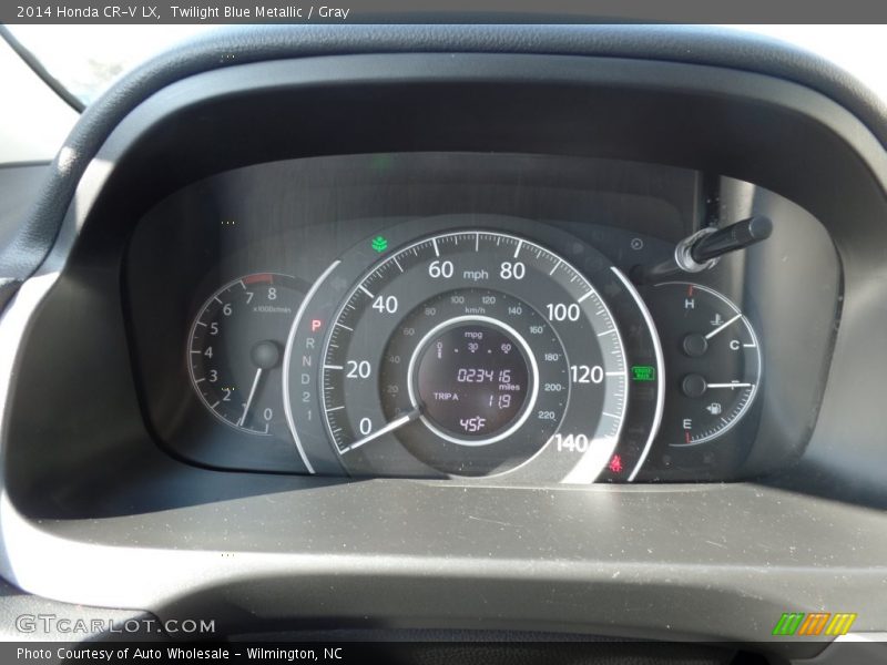 Twilight Blue Metallic / Gray 2014 Honda CR-V LX