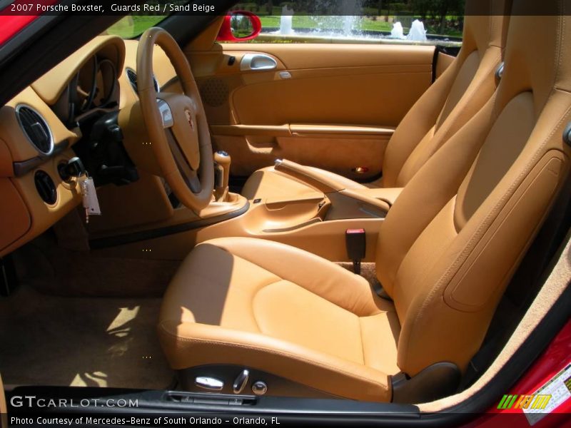 Guards Red / Sand Beige 2007 Porsche Boxster