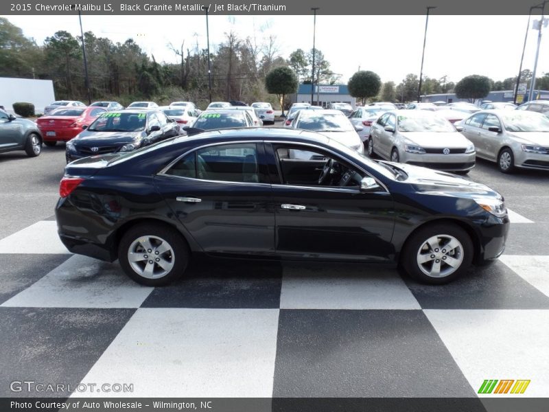 Black Granite Metallic / Jet Black/Titanium 2015 Chevrolet Malibu LS