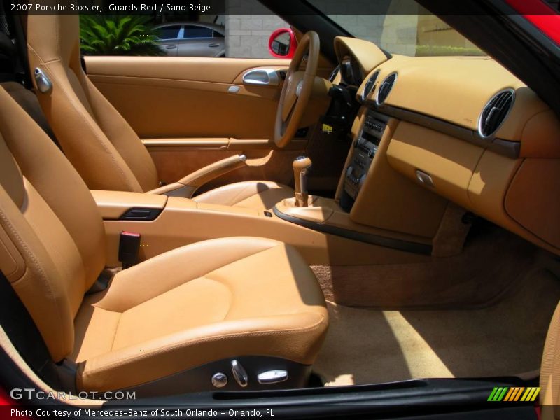Guards Red / Sand Beige 2007 Porsche Boxster