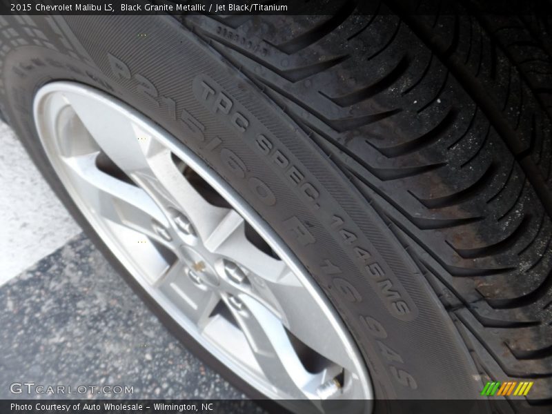 Black Granite Metallic / Jet Black/Titanium 2015 Chevrolet Malibu LS