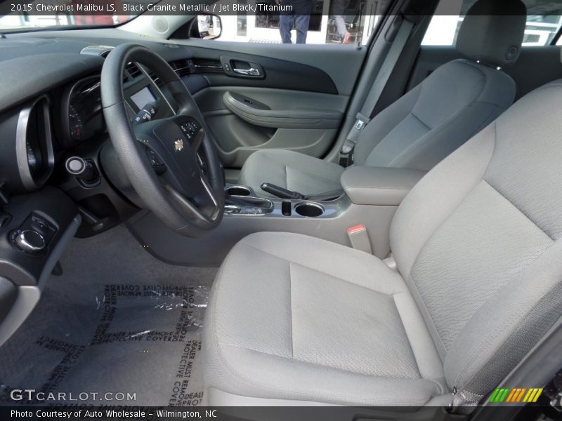 Black Granite Metallic / Jet Black/Titanium 2015 Chevrolet Malibu LS