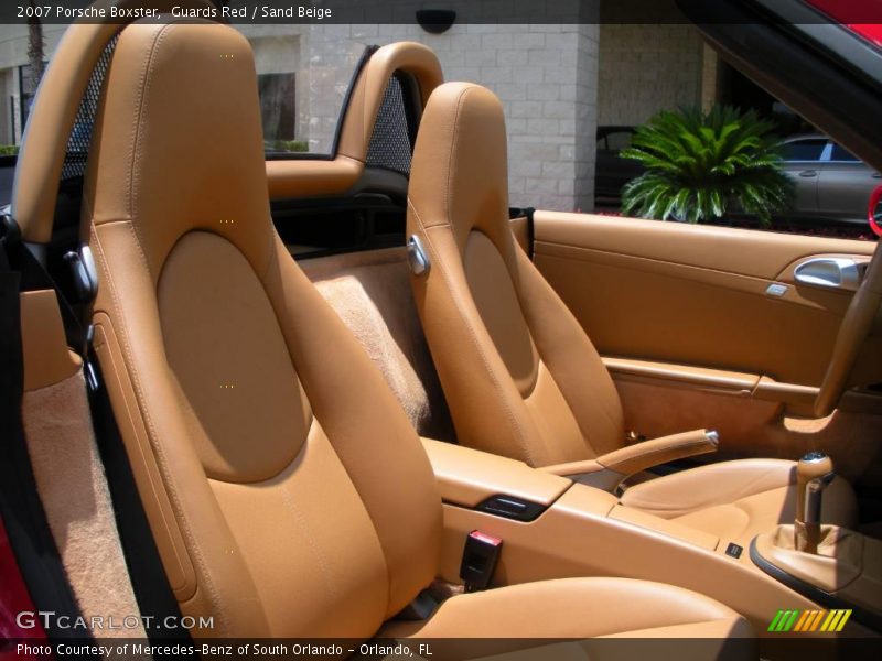 Guards Red / Sand Beige 2007 Porsche Boxster