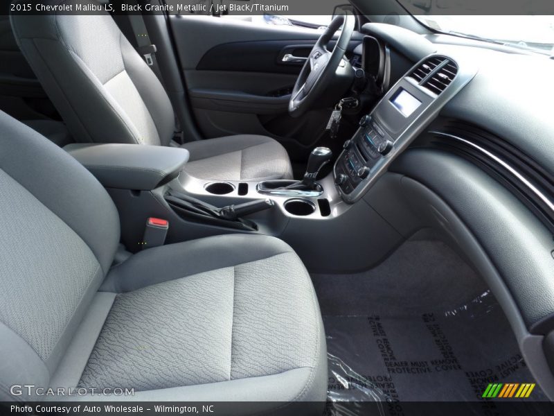 Black Granite Metallic / Jet Black/Titanium 2015 Chevrolet Malibu LS