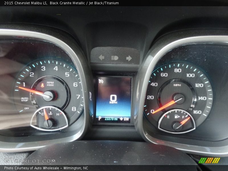 Black Granite Metallic / Jet Black/Titanium 2015 Chevrolet Malibu LS