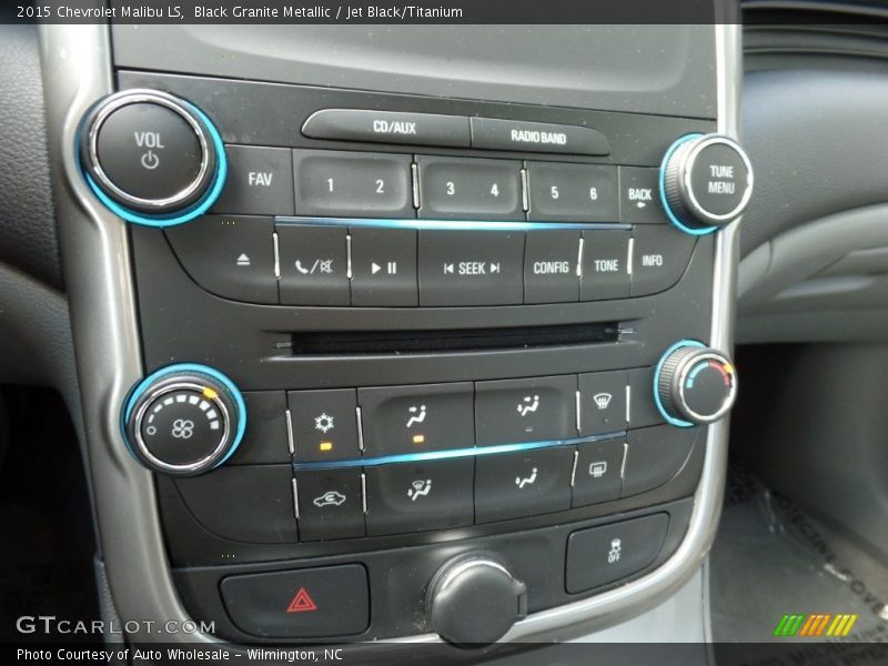 Black Granite Metallic / Jet Black/Titanium 2015 Chevrolet Malibu LS