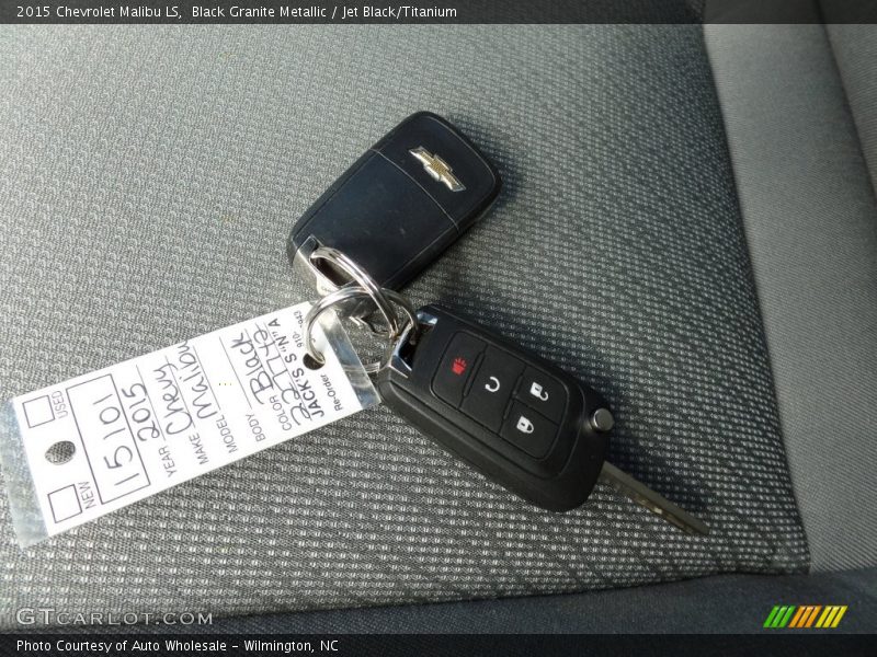 Black Granite Metallic / Jet Black/Titanium 2015 Chevrolet Malibu LS