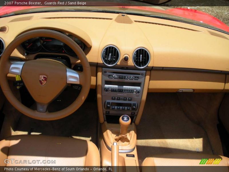Guards Red / Sand Beige 2007 Porsche Boxster
