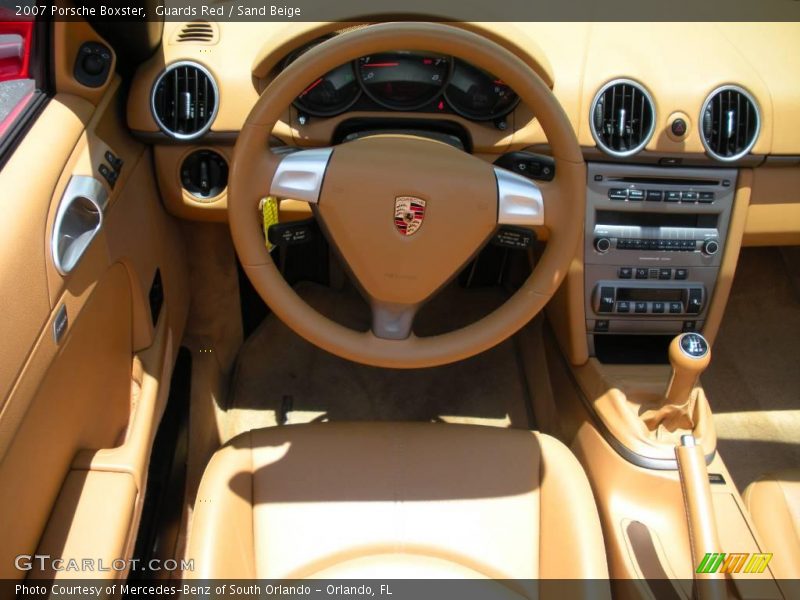 Guards Red / Sand Beige 2007 Porsche Boxster