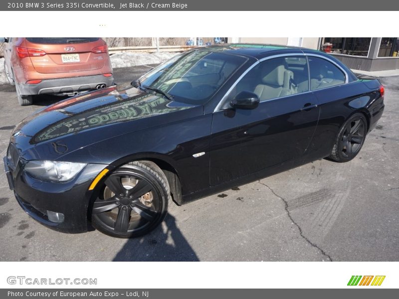 Jet Black / Cream Beige 2010 BMW 3 Series 335i Convertible