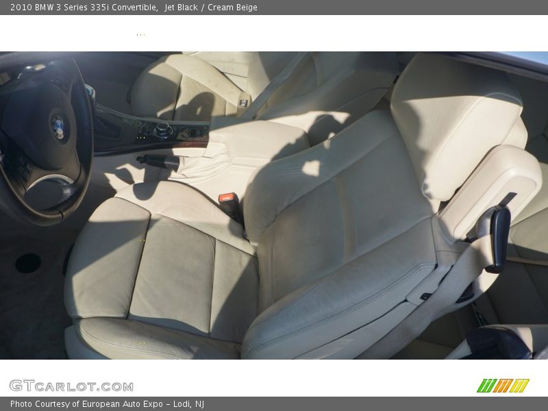 Jet Black / Cream Beige 2010 BMW 3 Series 335i Convertible