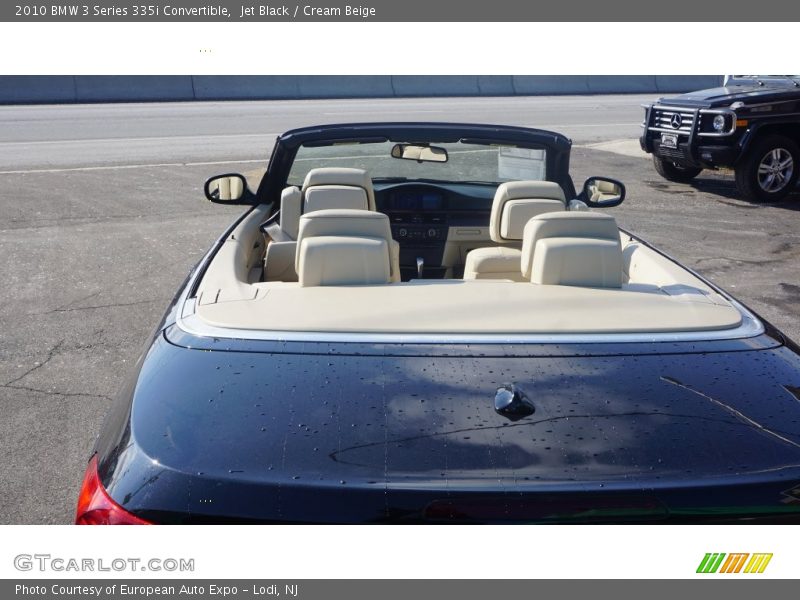 Jet Black / Cream Beige 2010 BMW 3 Series 335i Convertible