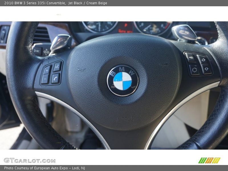 Jet Black / Cream Beige 2010 BMW 3 Series 335i Convertible