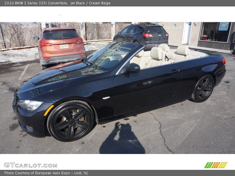 Jet Black / Cream Beige 2010 BMW 3 Series 335i Convertible
