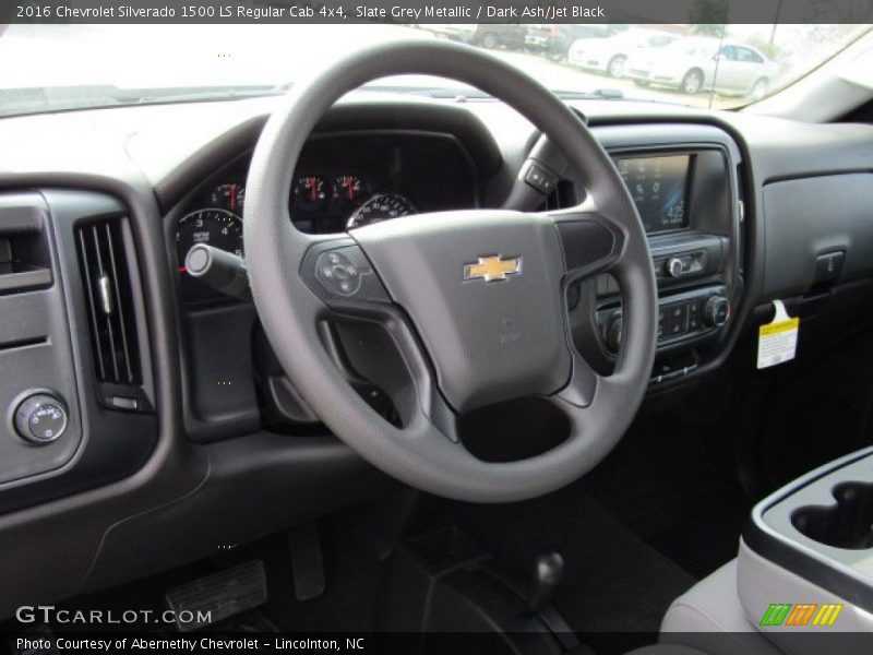 Slate Grey Metallic / Dark Ash/Jet Black 2016 Chevrolet Silverado 1500 LS Regular Cab 4x4