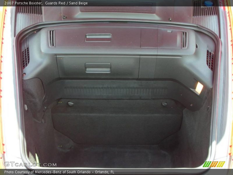 Guards Red / Sand Beige 2007 Porsche Boxster