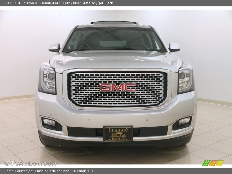 Quicksilver Metallic / Jet Black 2015 GMC Yukon XL Denali 4WD